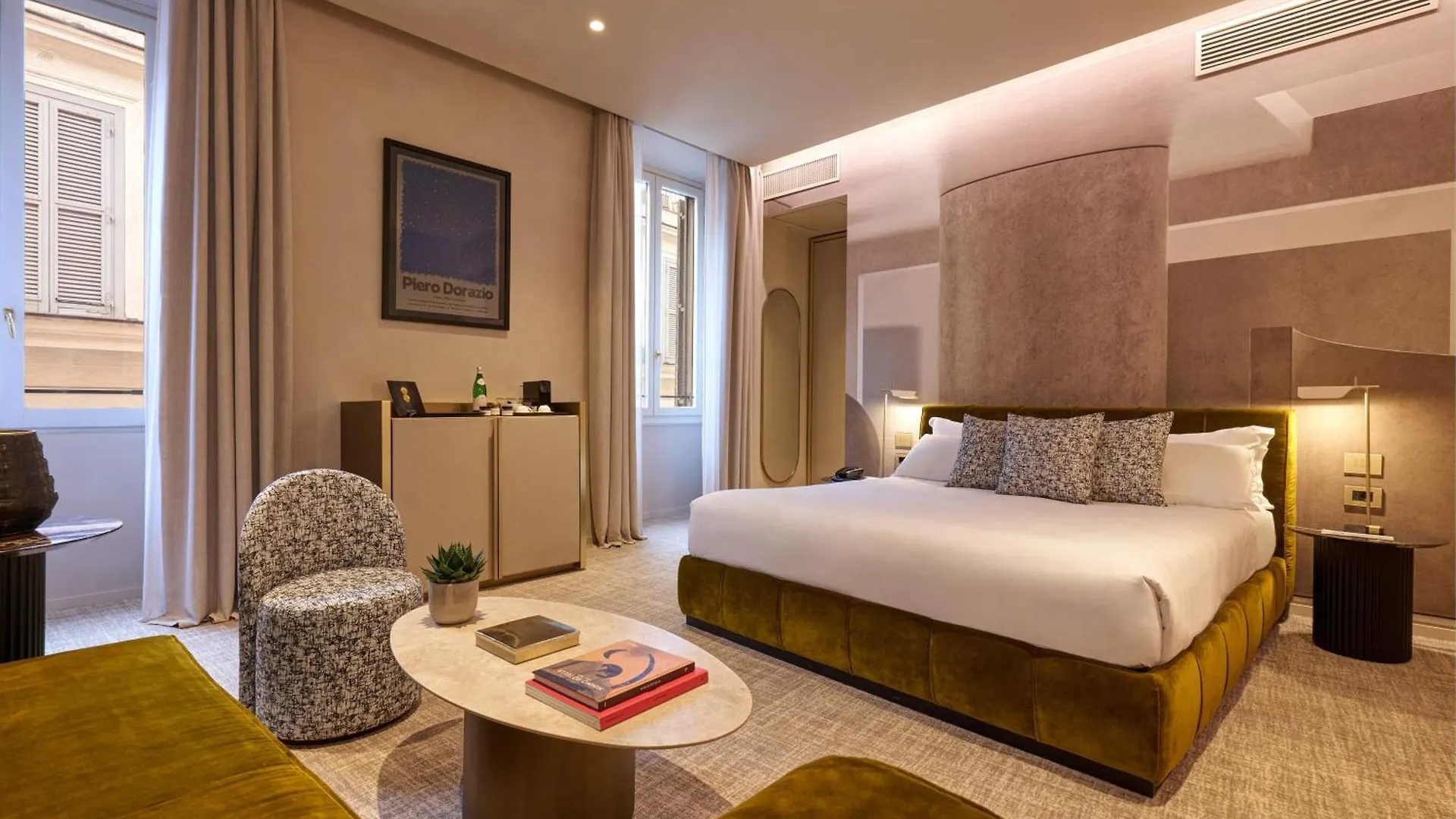 Borghese Contemporary Hotel Rome Italy